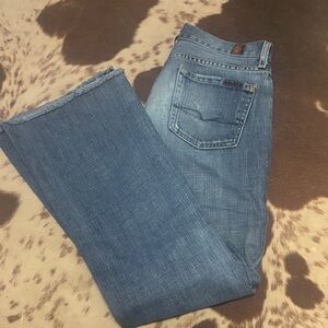7 For All Mankind Blue Women Jeans